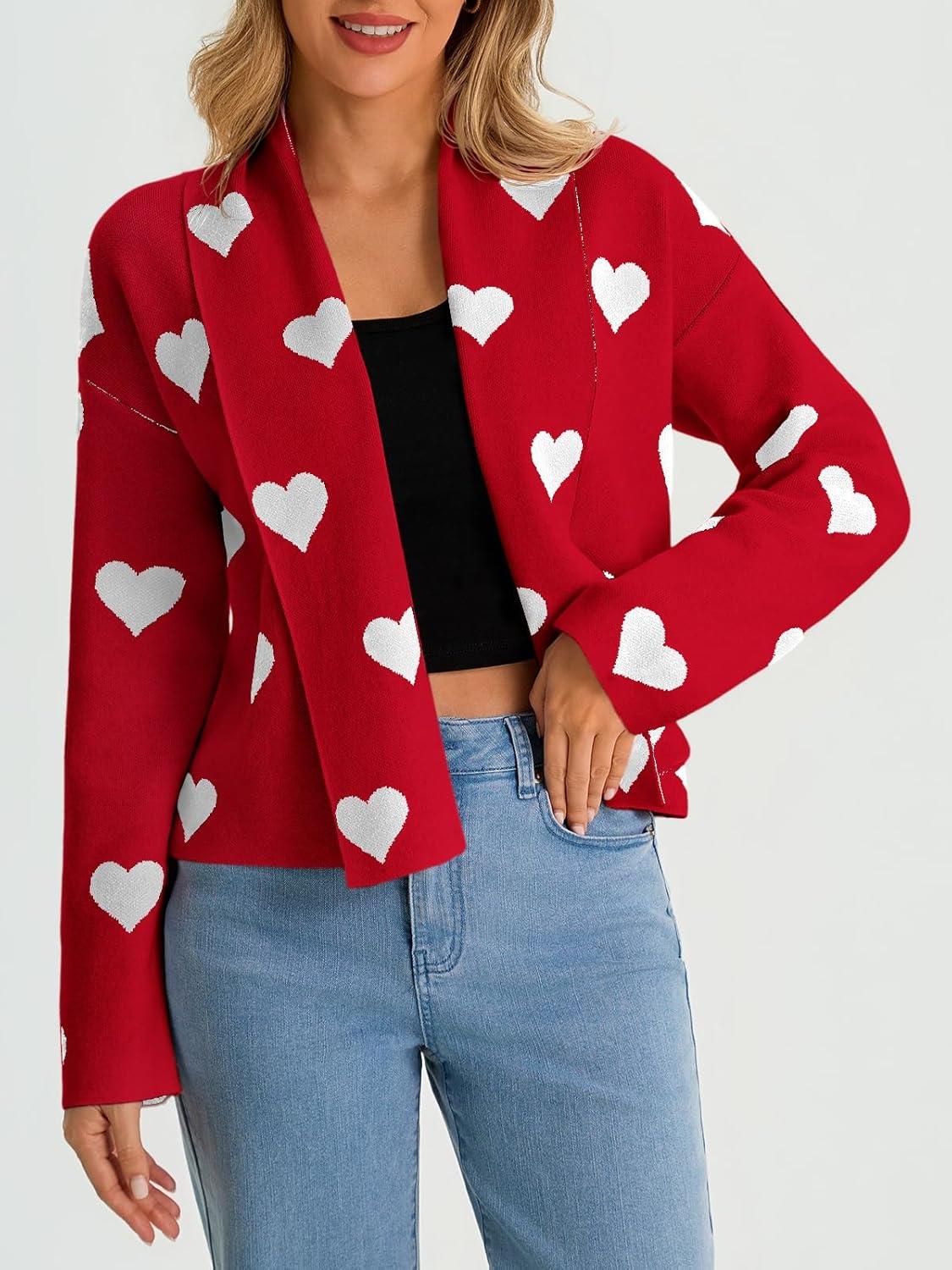 imageSaodimallsu Womens Cropped Cardigan Open Front Shawl 2025 Fall Trendy Long Sleeve Sweater JacketReda